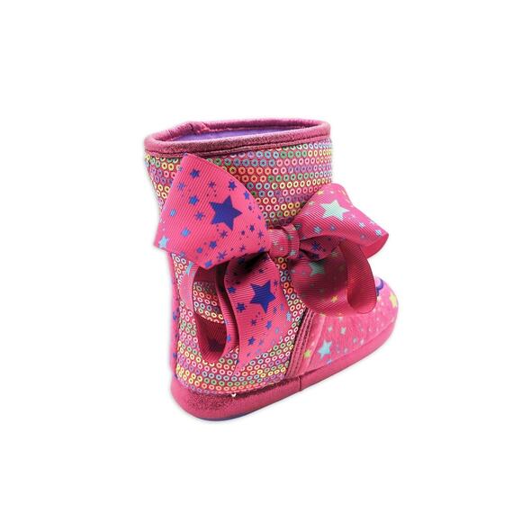 JoJo Siwa Slippers JoJo Siwa Boot Slippers JoJo Siwa Bootie Slippers Size 9/10 - Picture 3 of 12